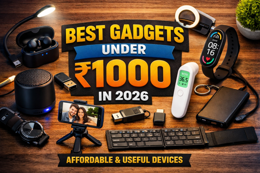 Best Budget Gadgets Under ₹1000 in 2026 – Top Useful Tech for Daily Life