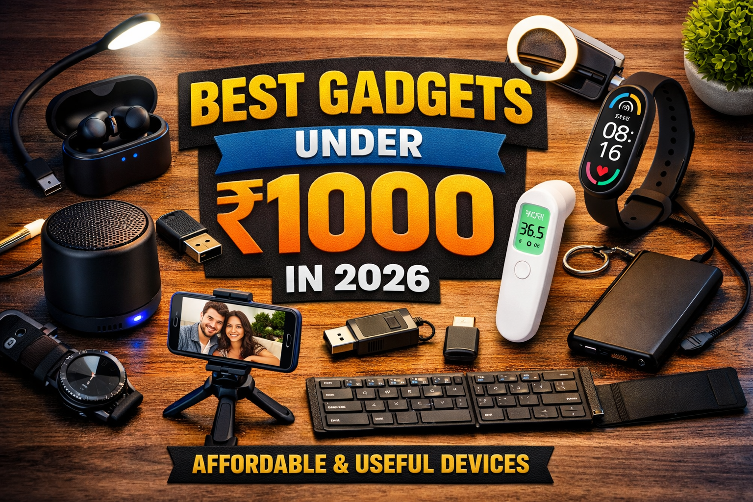 Best Budget Gadgets Under ₹1000 in 2026 – Top Useful Tech for Daily Life